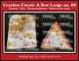Crealies Create A Box Driehoek doosje groot CCABL25 finishedbox:8,5x8,5x9,5/7,5cm (08-23)