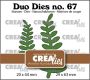 Crealies Duo Dies Leaves 18 CLDD67 29 x 63 mm + 20 x 44 mm (03-23)