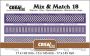 Crealies Mix&Match Strips A CLMIX18 17/15/17 x 145 mm (03-23)