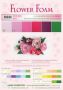 LeCrea - Flower Foam assort. 5, 6 sheets A4 red-pink 25.4094 0.8mm
