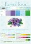 LeCrea - Foam de fleurs assort 2,6 fls A4 bleu-violet 25.4063 0.8mm