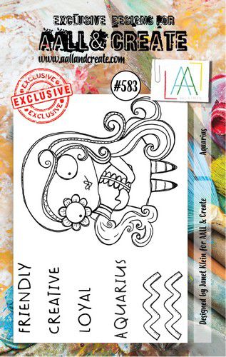 aall create stamp aquarius aalltp583 73x1025 cm 1121