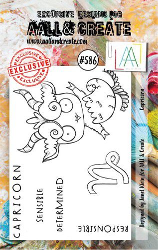 aall create stamp capricorn aalltp586 73x1025 cm 