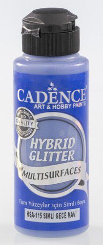 cadence hybride acrylverf glitter goud middernachtblauw 01 189 0115 0120 120 ml 1021