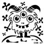 Cadence Mask Stencil CSM - Monstre 1 03 035 0001 15X15 (10-21)