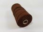 Cotton Macramé cord spool nr 16 +/- 1,5mm 100grs - brown +/- 110mtr