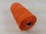 Cotton Macramé cord spool nr 16 +/- 1,5mm 100grs - orange +/- 110mtr