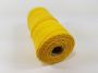 Cotton Macramé cord spool nr 16 +/- 1,5mm 100grs - yellow +/- 110mtr
