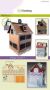 CraftEmotion Impress stamp Die - Maison de village 3 Card A5 3D 55x60x80mm