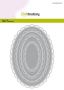 CraftEmotions Big Nesting Die - open oval scalop XL Card 150x160 - 2,1x6,6-10,5x15cm