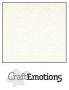 CraftEmotions carton 10 Pc texture de velours blanc 30,5x30,5cm 250gr