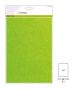 CraftEmotions Carton de paillettes 5 Bg vert fluo +/- 29x21cm 220gr