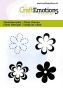 CraftEmotions clearstamps 6x7cm - Various flowers 3 (02-24)