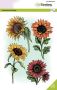 CraftEmotions clearstamps A5 - Tournesols GB Dimensional stamp (09-21)