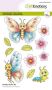CraftEmotions clearstamps A6 Buddy butterfly Lian Qualm (02-24)