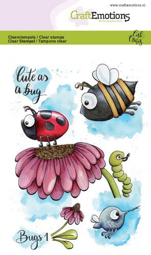 craftemotions clearstamps a6 bugs 1 carla creaties