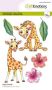 CraftEmotions Clearstamps A6 Gigi- Giraffe Lian Qualm (02-23)