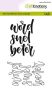 CraftEmotions clearstamps A6 - handletter - word snel beter (NL) Carla Kamphuis