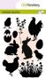 CraftEmotions clearstamps A6 - Spring silhouette (2) chicken and chicks GB (02-24)