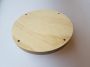 CraftEmotions Craft Wood -Macramé- Shelf round 20cm - 1,8cm - holes 7mm