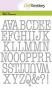 CraftEmotions Die - alfabet typewriter hoofdletters Card 10,5x14,8cm +/-20mm 