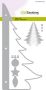 CraftEmotions Die - kerstboom decoratie 3D Card 10,5x14,8cm - 10,5cm - 14,5cm 