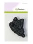 CraftEmotions Foam stamp vlinder naar links 55mm x 85mm