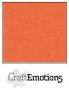 CraftEmotions Leinenkarton 100 Bg orange Bulk LC-23 30,5x30,5cm 250gr