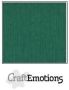 CraftEmotions linen cardboard 10 Sh Christmas green LHC-36 A4 250gr