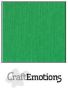CraftEmotions linen cardboard 10 Sh grass green LHC-27 A4 250gr