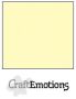 CraftEmotions linen cardboard 100 Sh light yellow Bulk LHC-10 A4 250gr