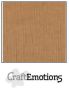 CraftEmotions linen cardboard 100 Sh mocha Bulk LC-28 30,5x30,5cm 250gr