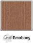 CraftEmotions linen cardboard 100 Sh terra brown Bulk LC-76 30,5x30,5cm 250gr