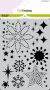 CraftEmotions Mask stencil sterren kristallen achtergrond A5 (08-23)