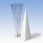 CraftEmotions Mold candle pyramid 60x228mm (09-22)