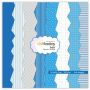 CraftEmotions Paper pad Delft - blue 24 sh 30.5x30.5cm 12 inch (02-23)