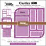 Crealies Cardzz Frame & inlay Patty CLCZ538 max. 11,5 x 11,5 cm (10-23)