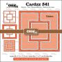 Crealies Cardzz Frame & inlay Uzima CLCZ541 11,5x11,5cm (01-24)