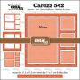 Crealies Cardzz Frame & inlay Vicky CLCZ542 11,5x11,5cm (01-24)