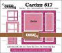 Crealies Cardzz Frame & Inlays Sofie CLCZ517 8,3x8,3cm (01-24)