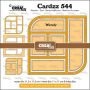 Crealies Cardzz Frame & Inlays Wendy CLCZ544 11,5x11,5cm (01-24)