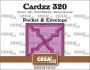 Crealies Cardzz pocket & envelope - classic CLCZ320 folded: 6 x 6 cm (10-23)
