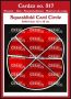 Crealies Cardzz squash fold card - circle CLCZ317 folded: 12 x 12 cm (10-23)