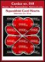 Crealies Cardzz squash fold card - hearts CLCZ318 folded: 12 x 12 cm (10-23)