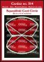 Crealies Cardzz squashfold card - cirkel CLCZ314 7x7cm (08-23)