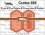 Crealies Cardzz Twist & Pop B2, Booklet elongated hexagon CLCZ323 92x90 - 36x79mm (01-24)