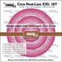 Crealies Crea-nest-dies XXL Cirkels ruwe randen en stiklijn CLNestXXL127 13x13cm