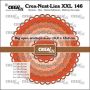 Crealies Crea-Nest-Lies XXL Circles große offene Wellenrand CLNestXXL146 max. 13 x 13 cm (04-23)