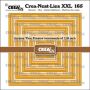 Crealies Crea-Nest-Lies XXL Inchies vierkant dunne kaders CLNestXXL165 max. 5,125 x 5,125 inch (10-23)