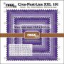 Crealies Crea-Nest-Lies XXL Squares with wavy lines CLNestXXL151 13,3x13,3 cm (06-23)